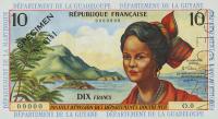 Gallery image for French Antilles p8s: 10 Francs